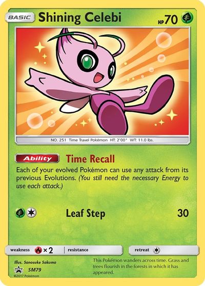 Shining Celebi - SM79 card art