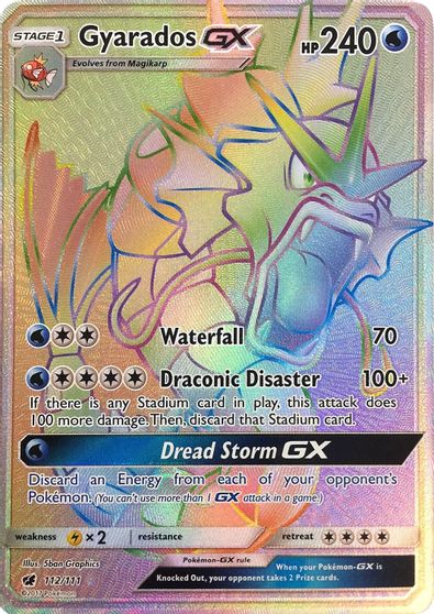 Gyarados GX (Secret) card art