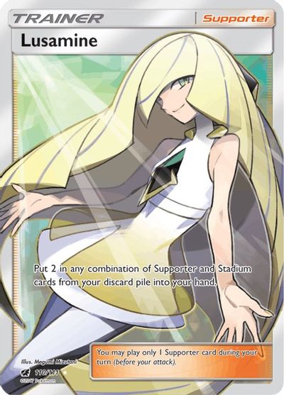 Lusamine (Full Art) card art