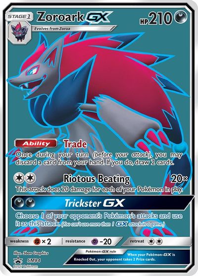 Zoroark GX - SM84 card art