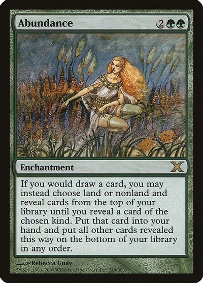 Abundance card art