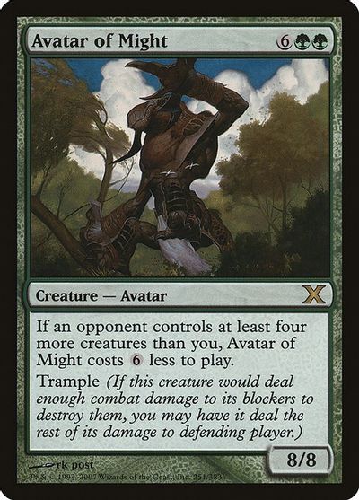 Avatar of Might card art