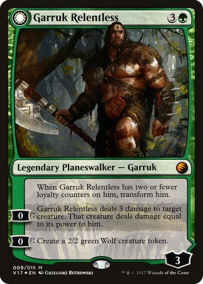 Garruk Relentless card art