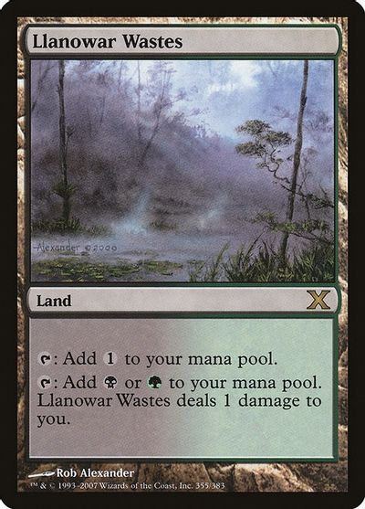 Llanowar Wastes card art