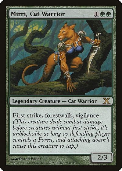 Mirri, Cat Warrior card art