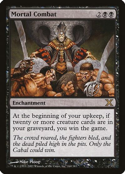 Mortal Combat card art
