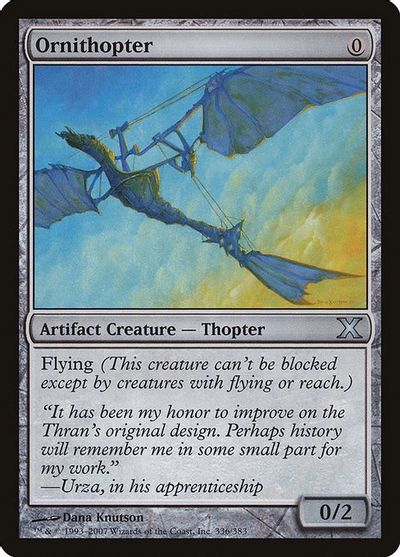 Ornithopter card art