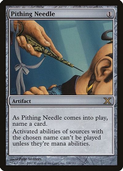 Pithing Needle card art