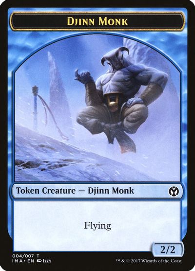 Djinn Monk Token (004) card art