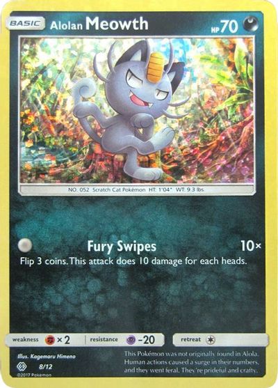 Alolan Meowth - 8/12 card art