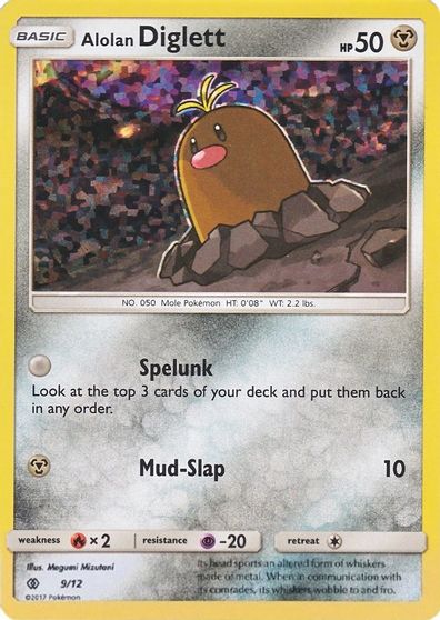 Alolan Diglett - 9/12 card art