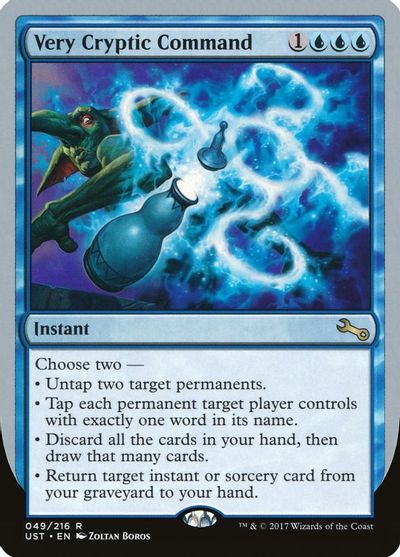 Very Cryptic Command (B) card art
