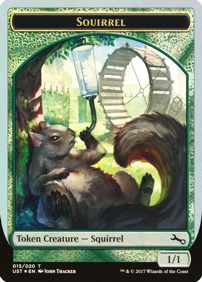 Squirrel Token card art
