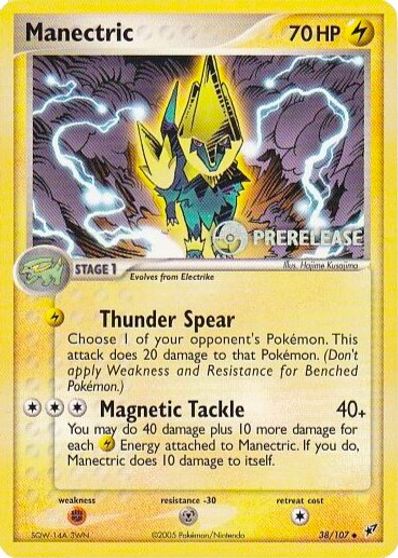 Manectric - 38/107 (Prerelease) card art