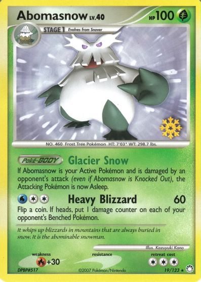 Abomasnow - 19/123 card art