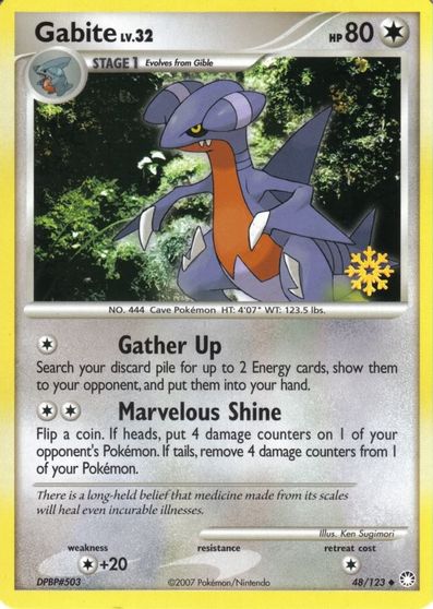 Gabite - 48/123 card art