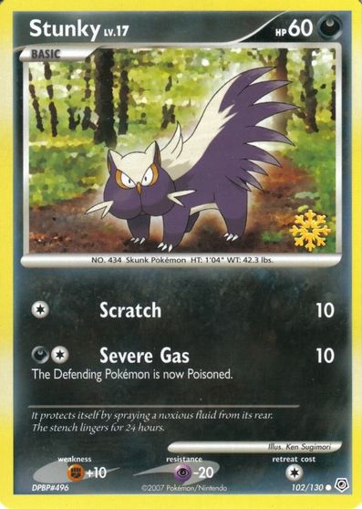 Stunky - 102/130 card art