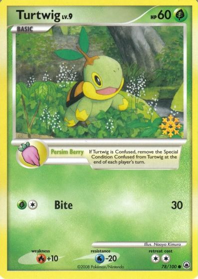 Turtwig - 78/100 card art