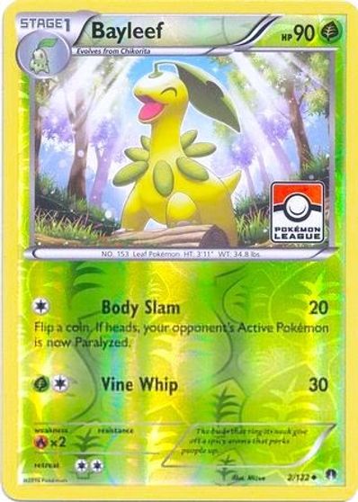 Bayleef - 2/122 (Pokemon League) card art