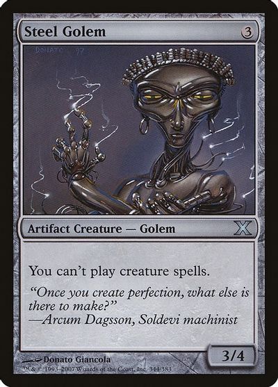 Steel Golem card art