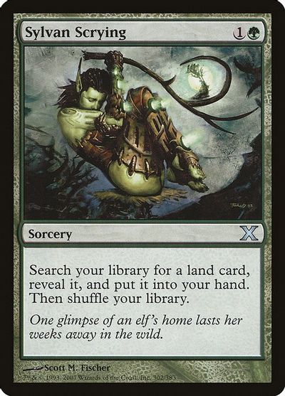 Sylvan Scrying card art