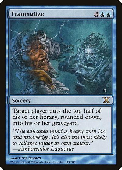 Traumatize card art
