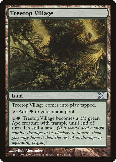 Treetop Village card art