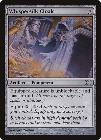 Whispersilk Cloak card art
