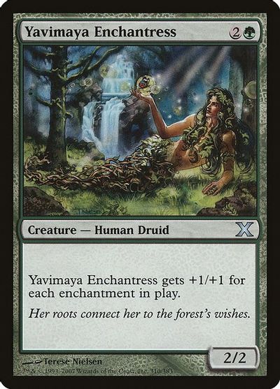 Yavimaya Enchantress card art