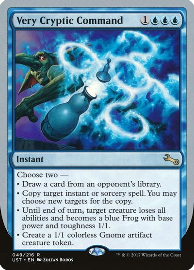 Very Cryptic Command (C) card art