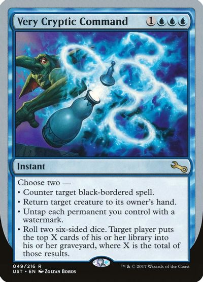 Very Cryptic Command (E) card art