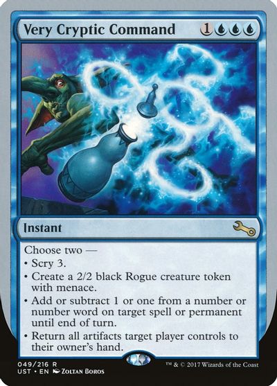 Very Cryptic Command (F) card art