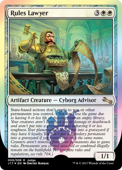 Rules Lawyer card art