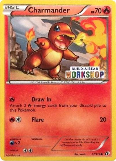 Charmander - 17/113 (Build-A-Bear Workshop Exclusive) card art