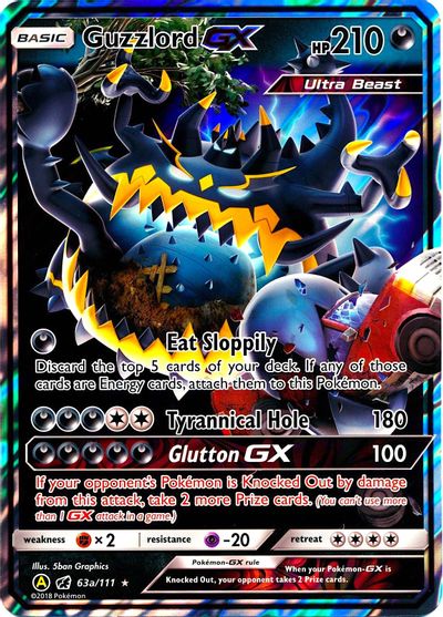 Guzzlord GX - 63a/111 card art