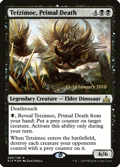 Tetzimoc, Primal Death card art