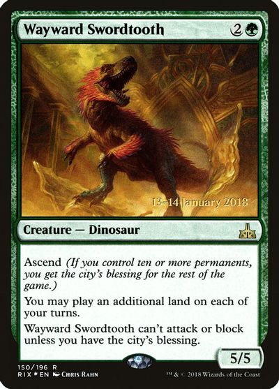 Wayward Swordtooth card art