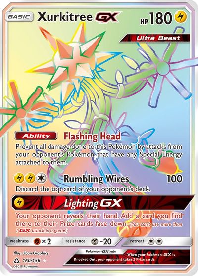 Xurkitree GX (Secret Rare) card art