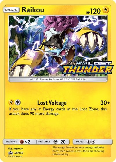 Raikou - SM150 (Prerelease) card art