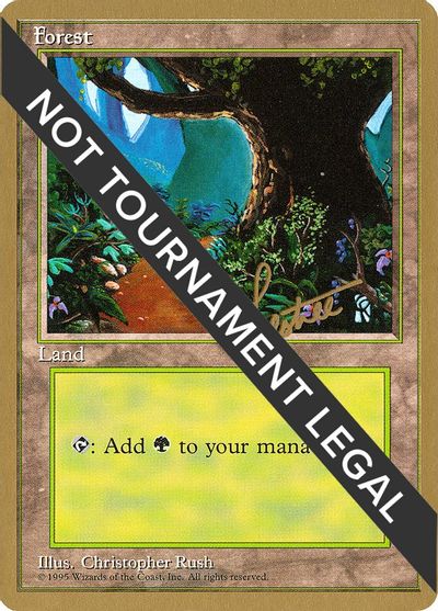 Forest (B) - 1996 Bertrand Lestree (4ED) card art