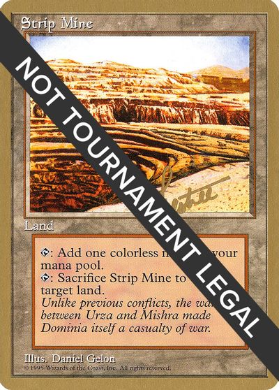 Strip Mine - 1996 Bertrand Lestree (4ED) card art