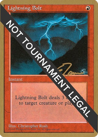 Lightning Bolt - 1996 Eric Tam (4ED) card art