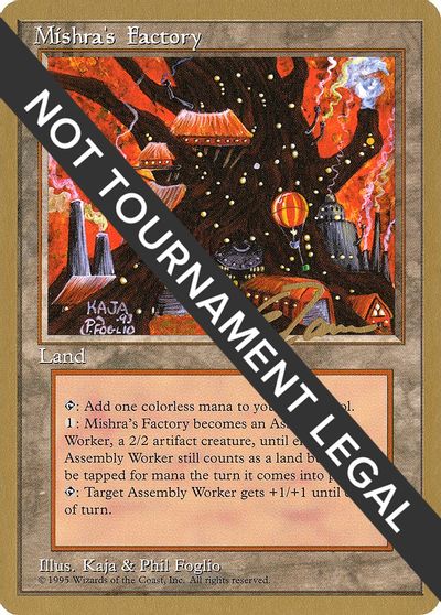 Mishra's Factory - 1996 Eric Tam (4ED) card art