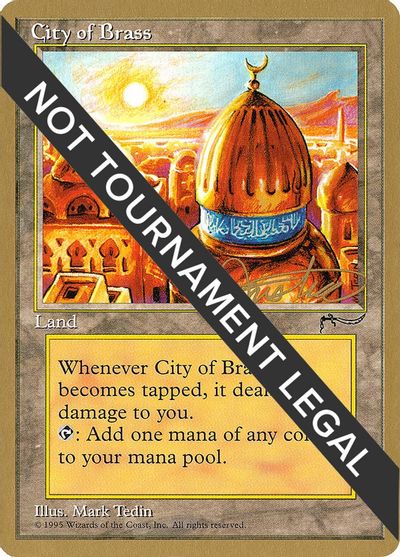 City of Brass - 1996 George Baxter (ARN) card art