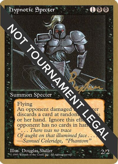 Hypnotic Specter - 1996 George Baxter (4ED) card art