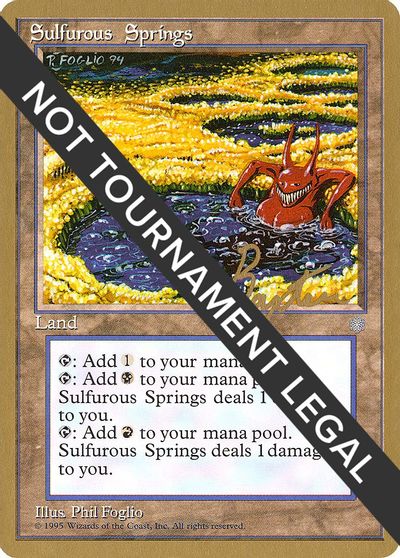 Sulfurous Springs - 1996 George Baxter (ICE) card art