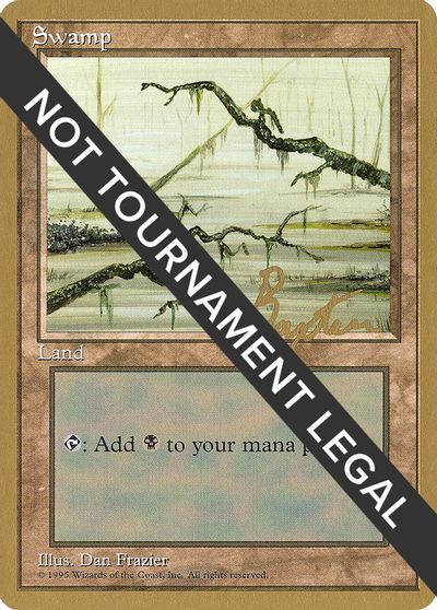 Swamp (C) - 1996 George Baxter (4ED) card art