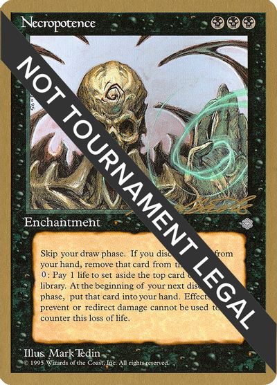 Necropotence - 1996 Leon Lindback (ICE) card art