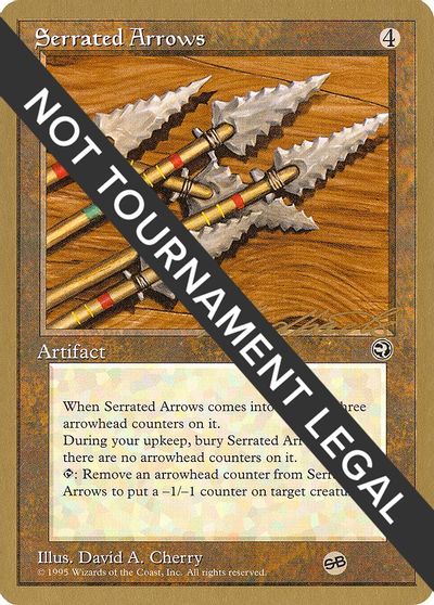 Serrated Arrows - 1996 Leon Lindback (HML) (SB) card art