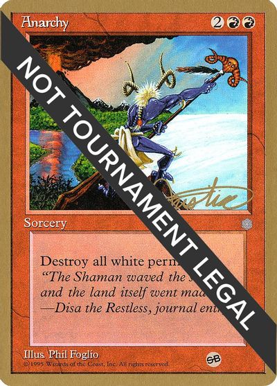 Anarchy - 1996 Mark Justice (ICE) (SB) card art